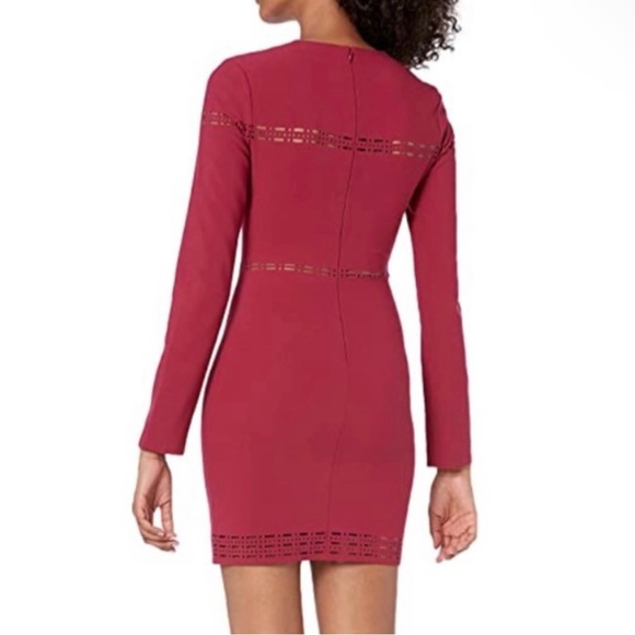 NEW LIKELY EYELET LONG SLEEVE MINI DRESS - Picture 5 of 6